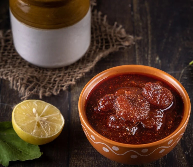 Andhra special Gongora Prawn Pickle