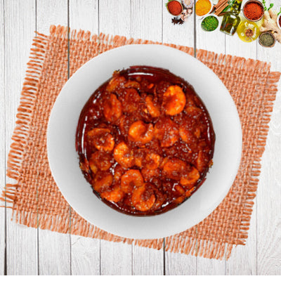 Andhra Special Prawn Pickle(Cheruvu Royyalu)