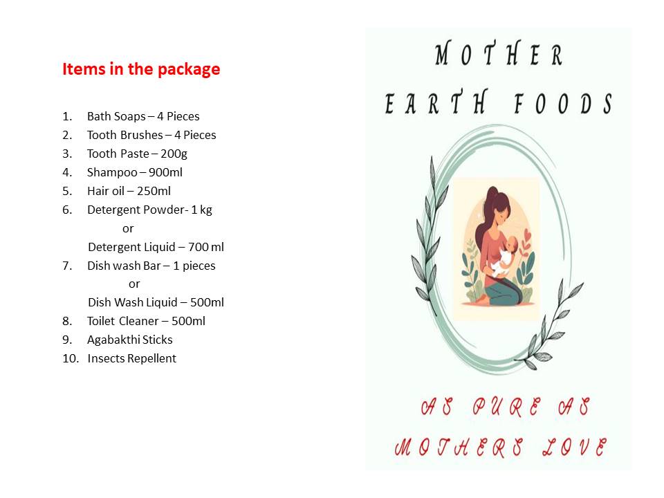 Family House Hold Monthly Savings Pack