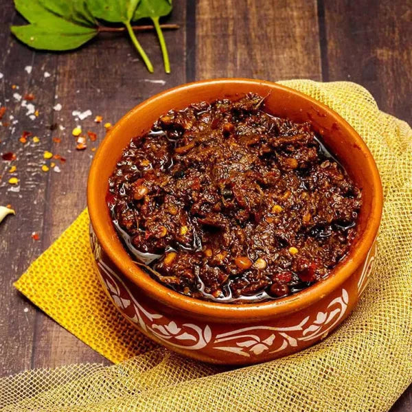Andhra special Gongora Mutton Pickle