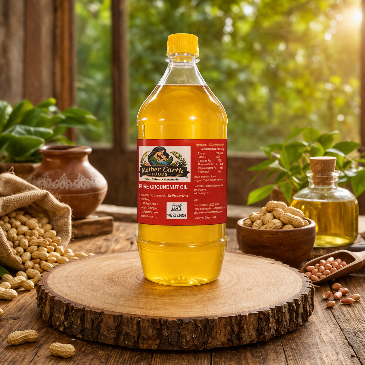 Peanut oil (verusenaga nuni)