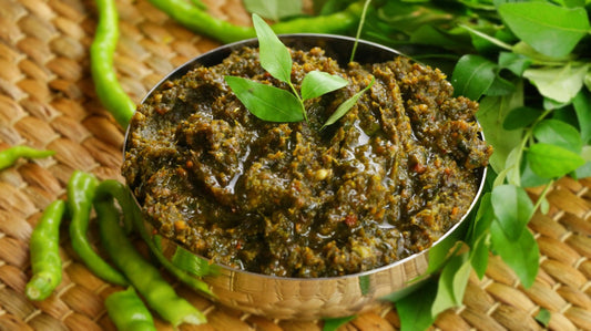 Karivepaku nilava Pickle