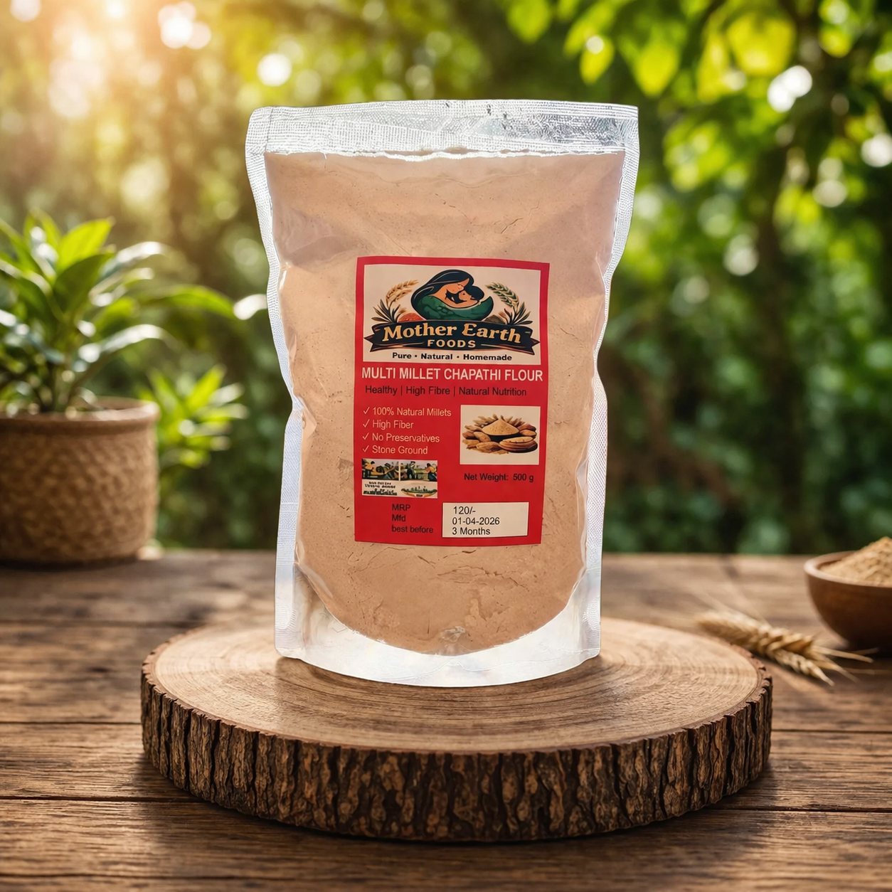 Multi Grains Chapati Flour