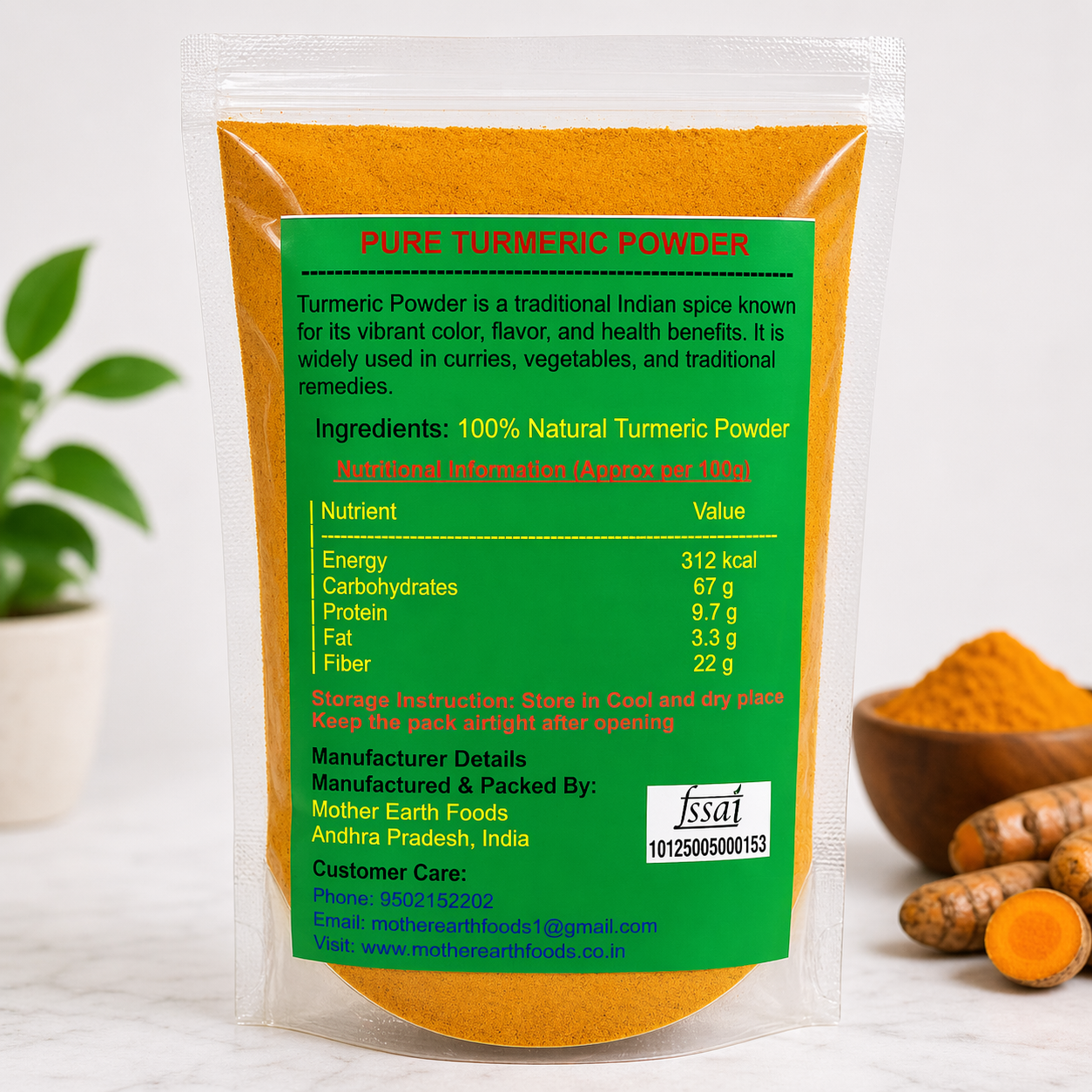 Turmaric Powder (Pasupu)